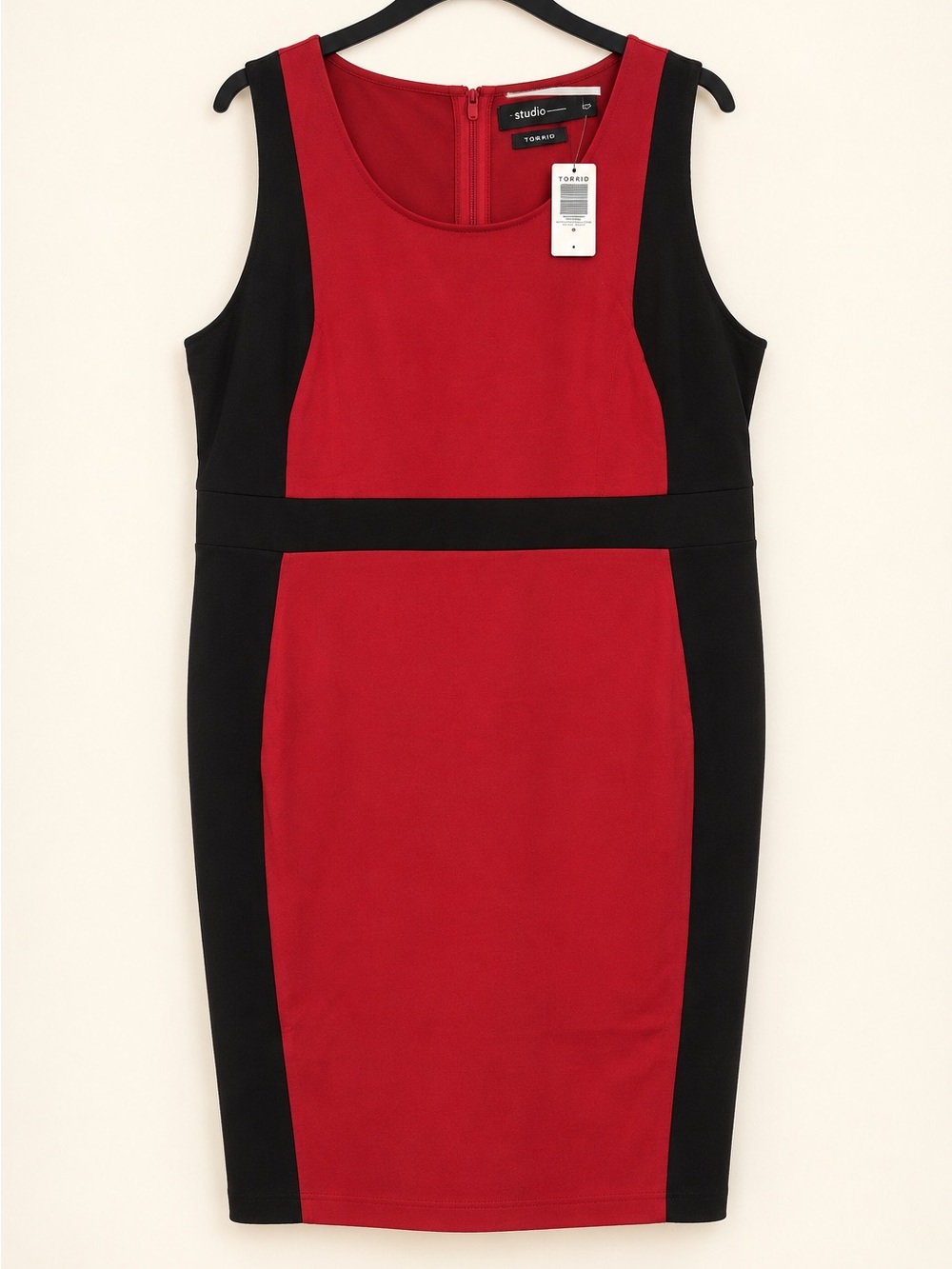 Torrid Red and Black Sheath Mini Dress